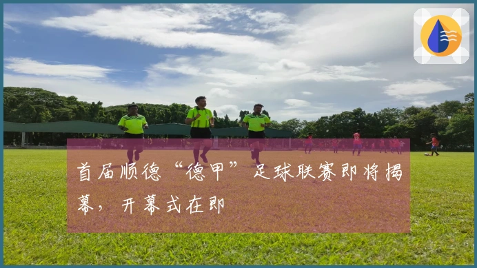 首届顺德“德甲”足球联赛即将揭幕，开幕式在即